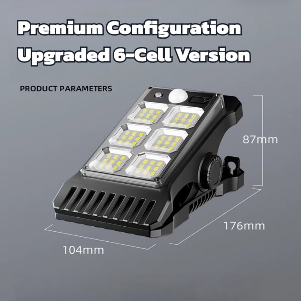 💥HOT SALE - Solar Clip-on Light - Easy Clip Anywhere, No Wiring