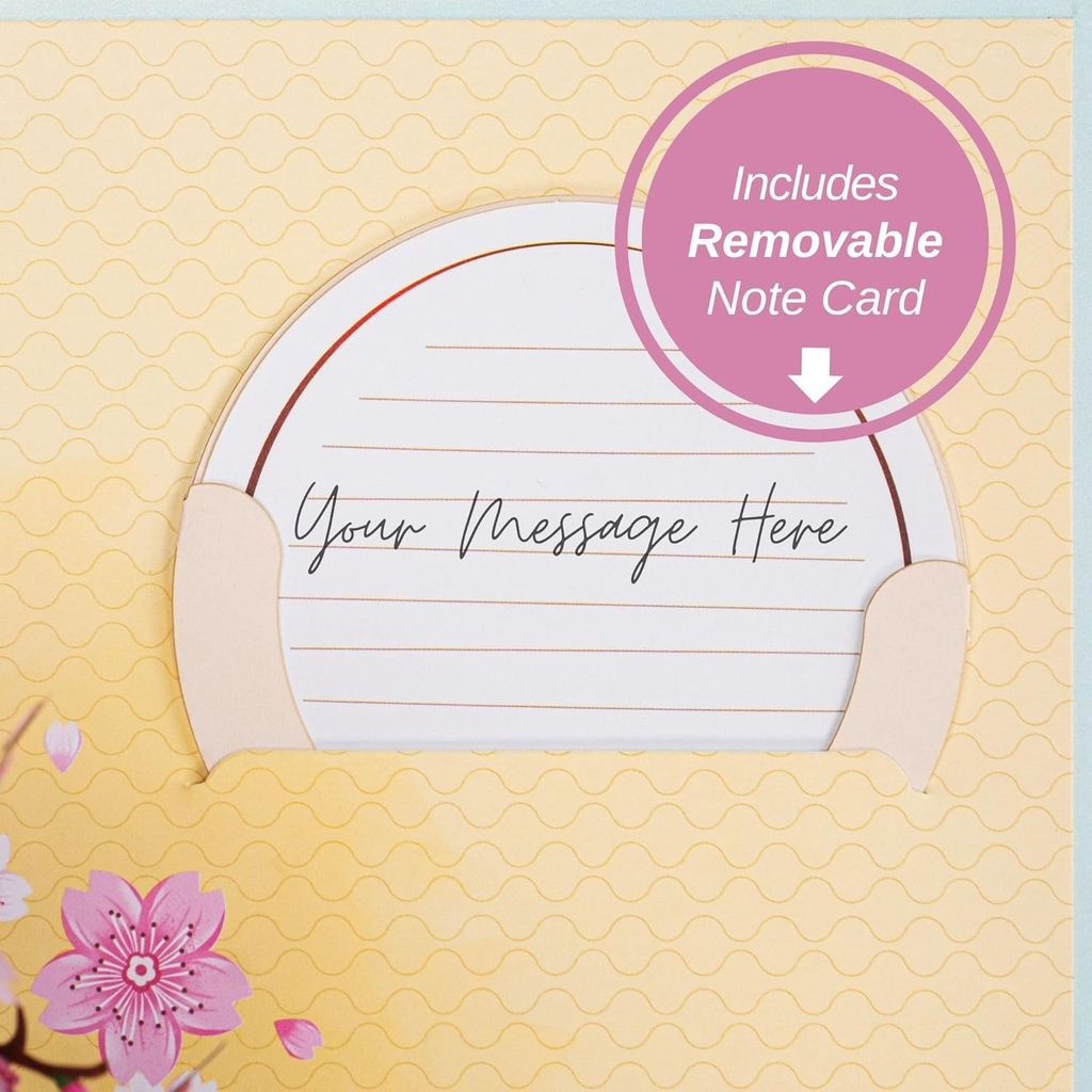3D Pop Up Flower Bouquet Greeting Card